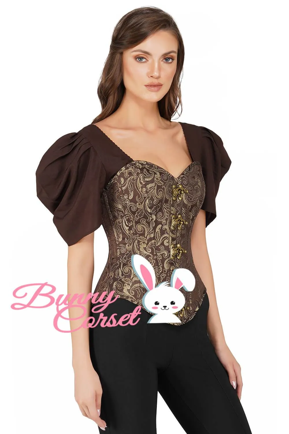 Novalee Bespoke Overbust Brocade Corset