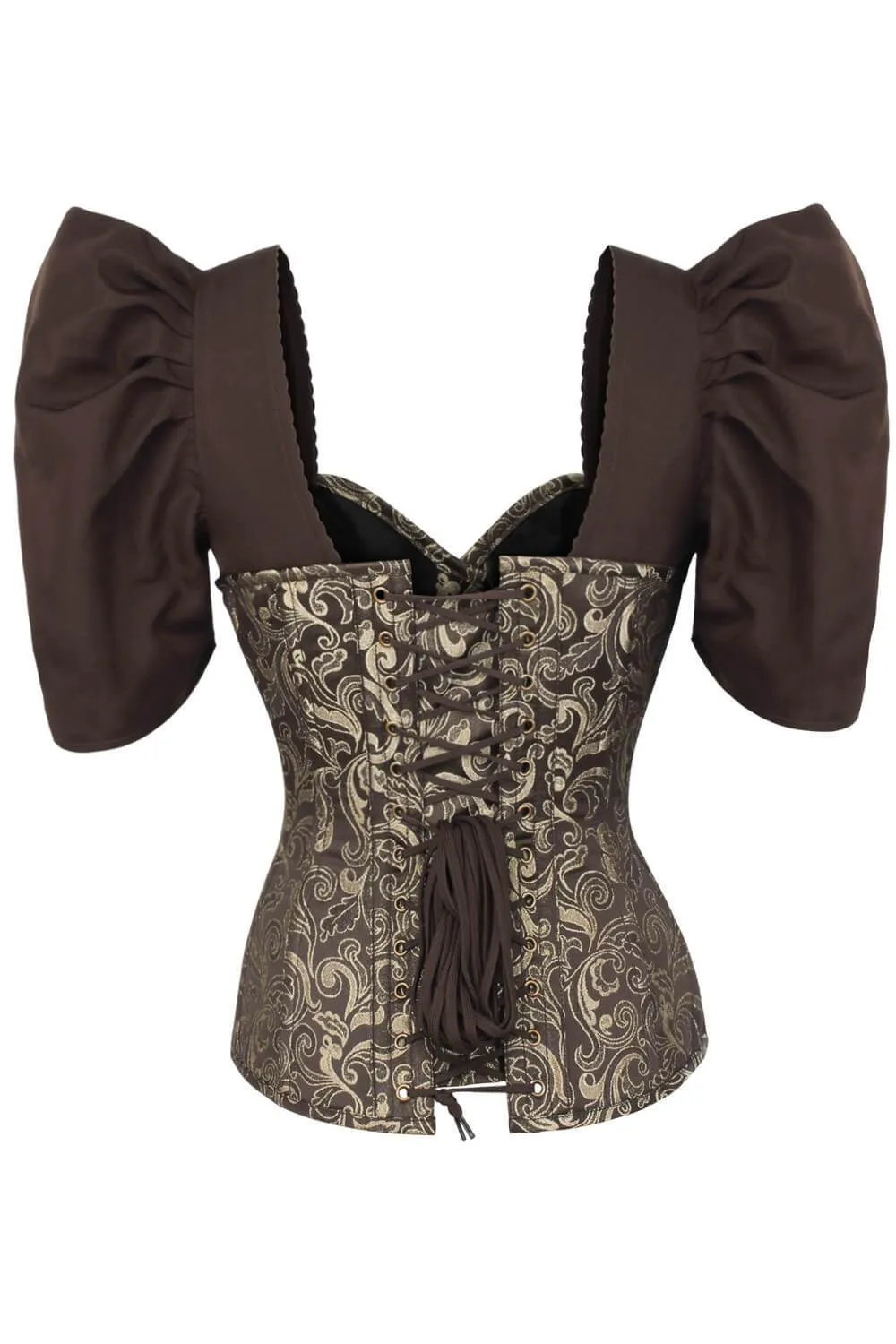 Novalee Bespoke Overbust Brocade Corset