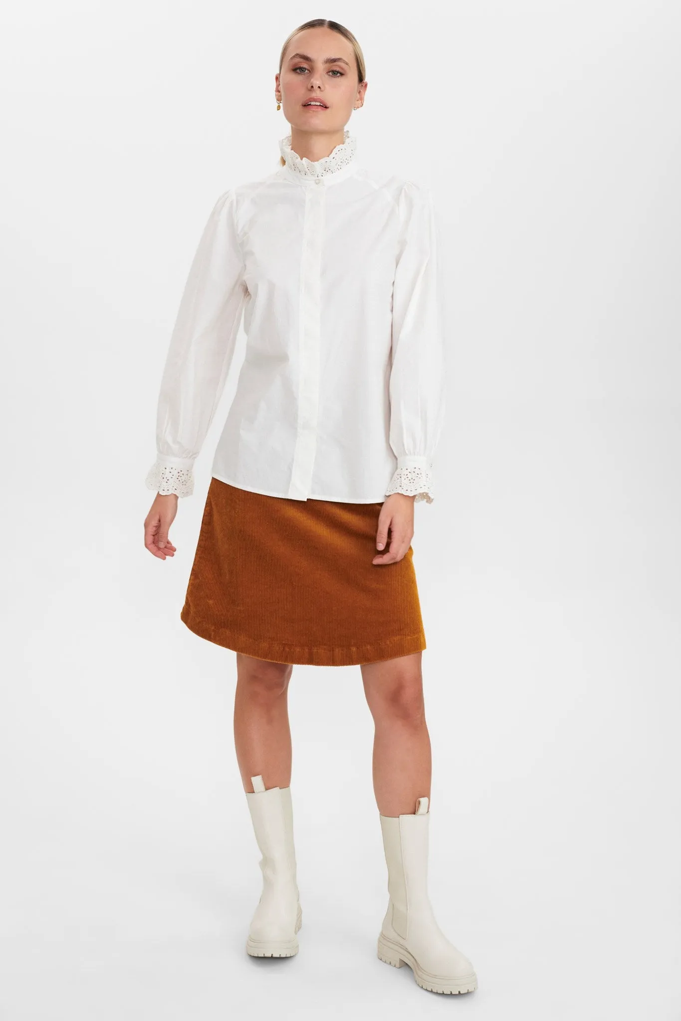 NUBARBARA SHIRT - Bright White
