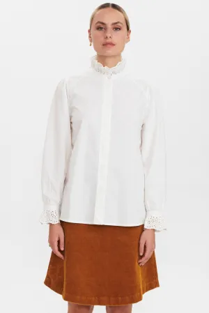 NUBARBARA SHIRT - Bright White