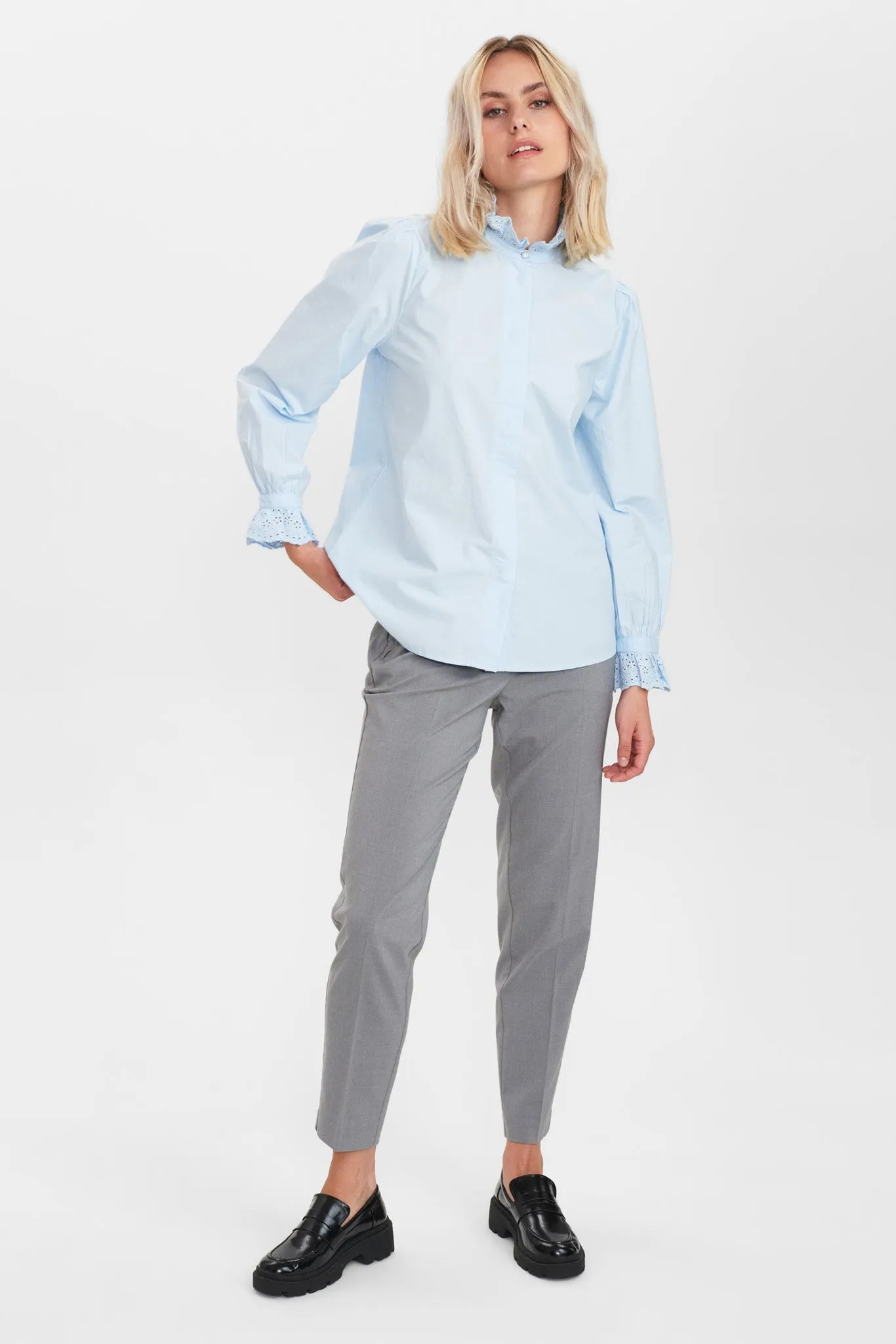 NUBARBARA SHIRT - Cashmere Blue