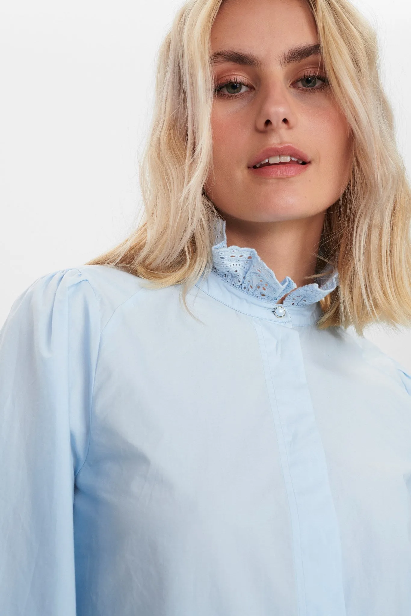 NUBARBARA SHIRT - Cashmere Blue