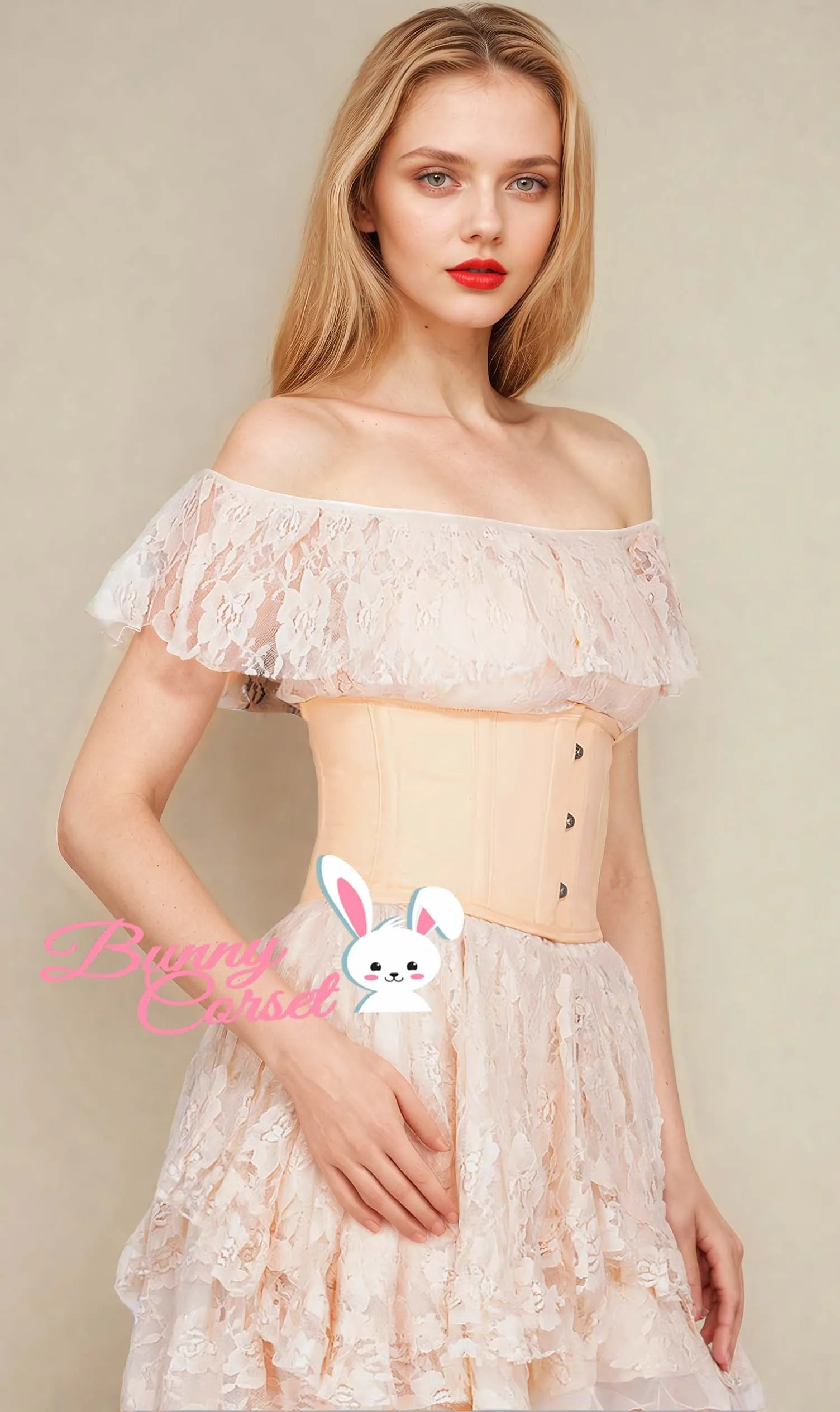 Nude Corset Waist Shaper in 100% Cotton