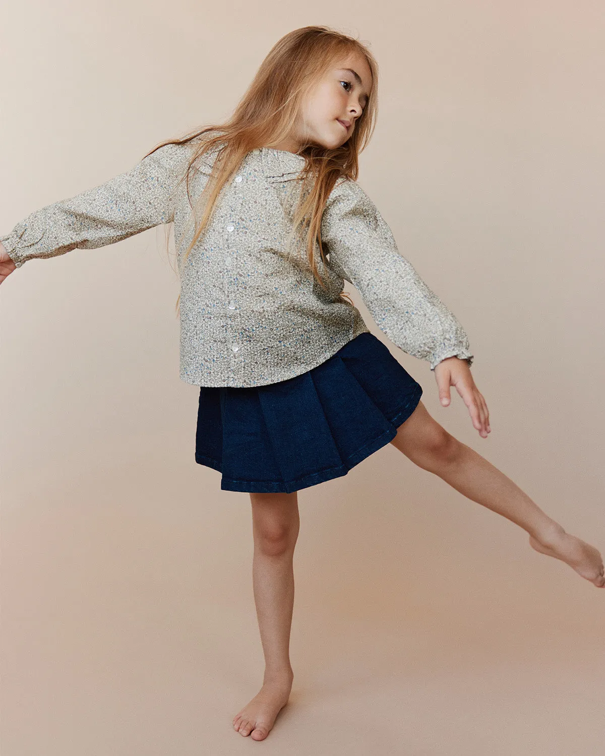 NUMASK SKIRT - Dark denim blue