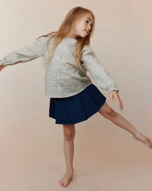 NUMASK SKIRT - Dark denim blue