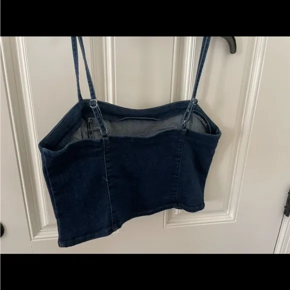 NWT Belle Vere Denim Skirt Set. Blue. Size Medium.