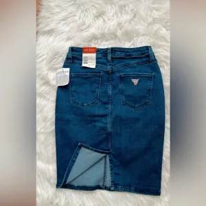 NWT guess high rise denim skirt