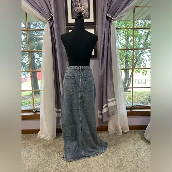 NWT Lioness Barbara Spit Midi Skirt