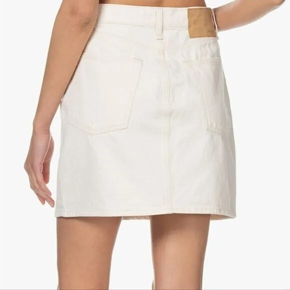 NWT Rag &amp; Bone High Rise Mini Skirt Ecru