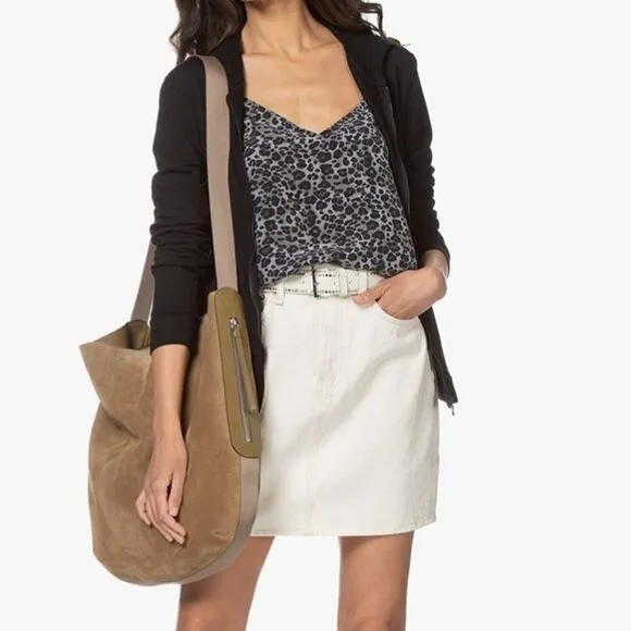 NWT Rag &amp; Bone High Rise Mini Skirt Ecru
