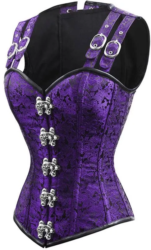 Ocean Gothic Corset with Shoulder Straps