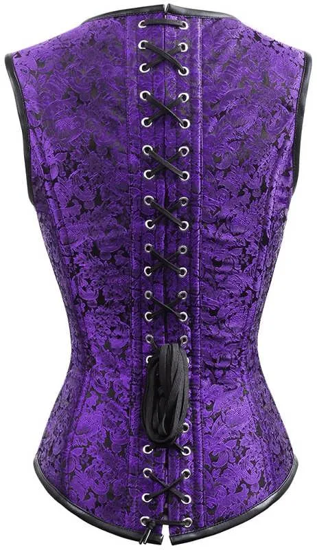 Ocean Gothic Corset with Shoulder Straps