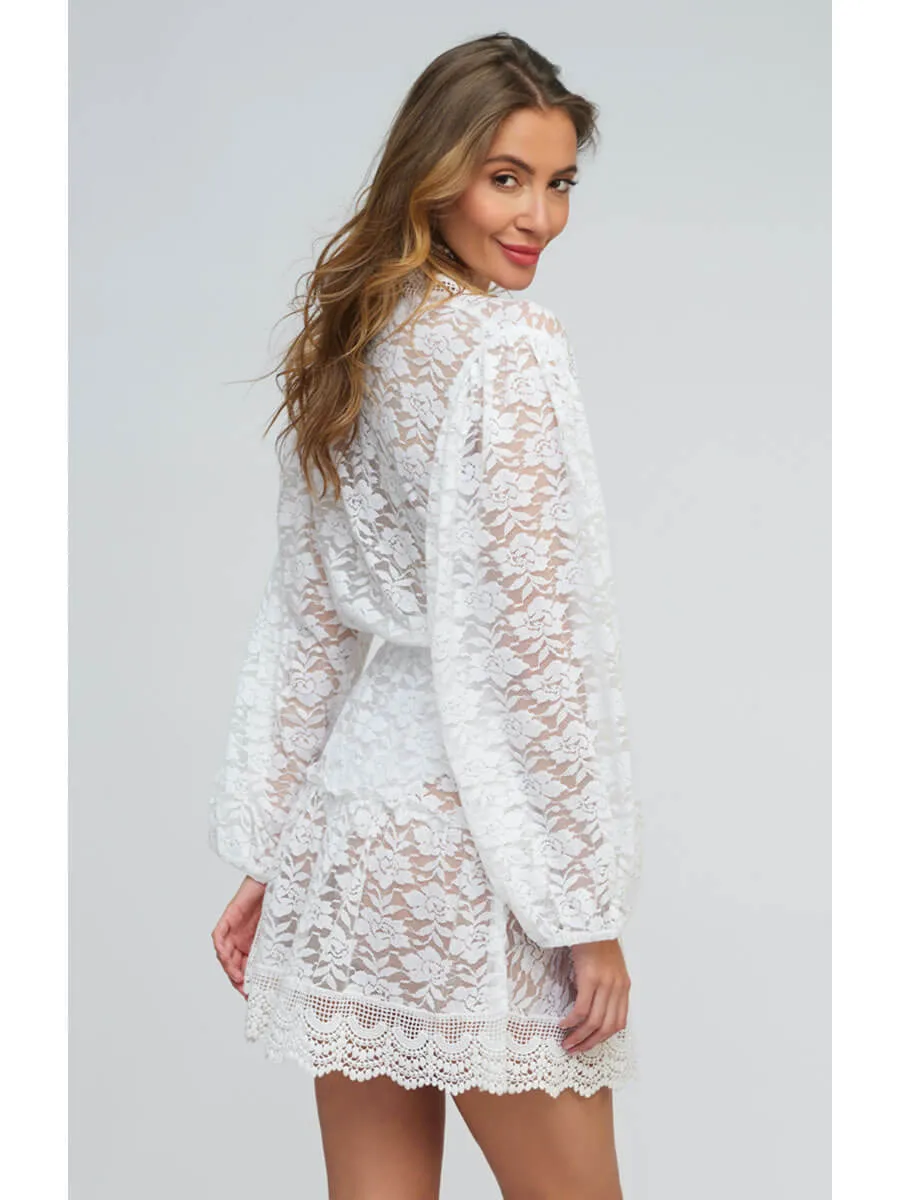 Ola Kaftan In White