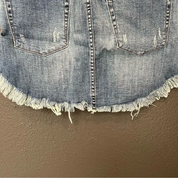 One Teaspoon 2020 Mini High Waist Denim Skirt in Superstar Blue size 26