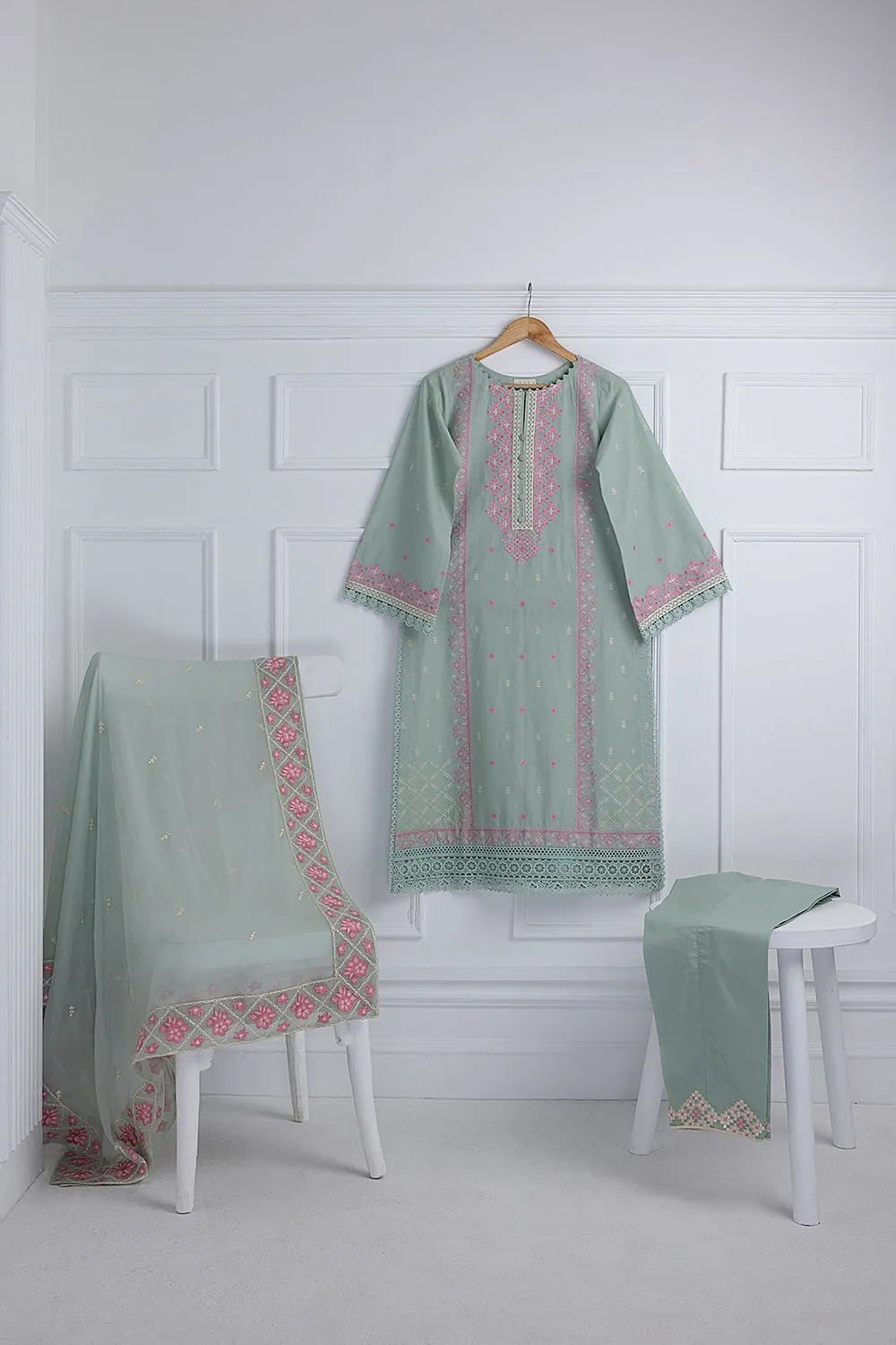 Opal Dew |  Azure Ensembles Chiffon 3PCS 2023
