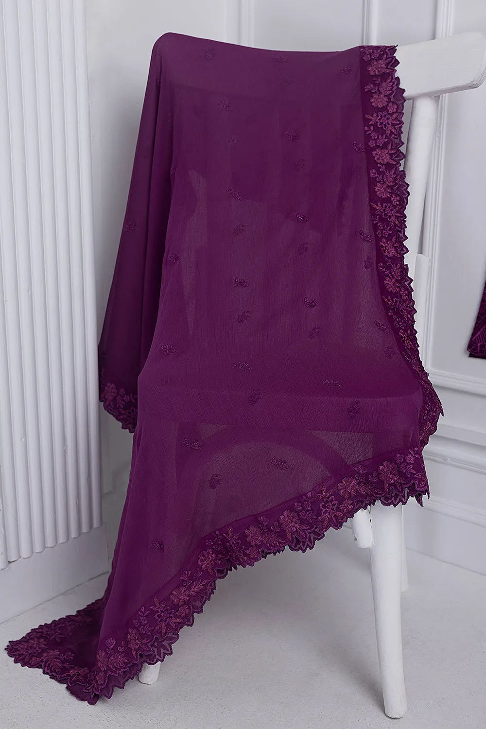 Orchid Crush |  Azure Ensembles Chiffon 3PCS 2023