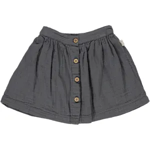 Organic Cotton Skirt, Iron Gate