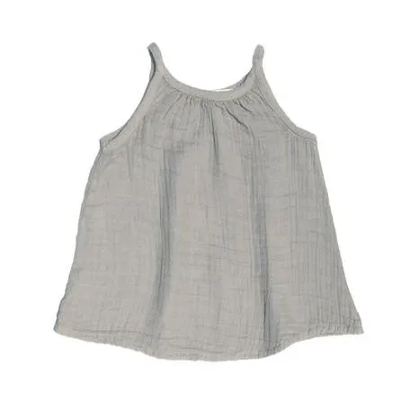 Organic Gauze Top - Eucalyptus