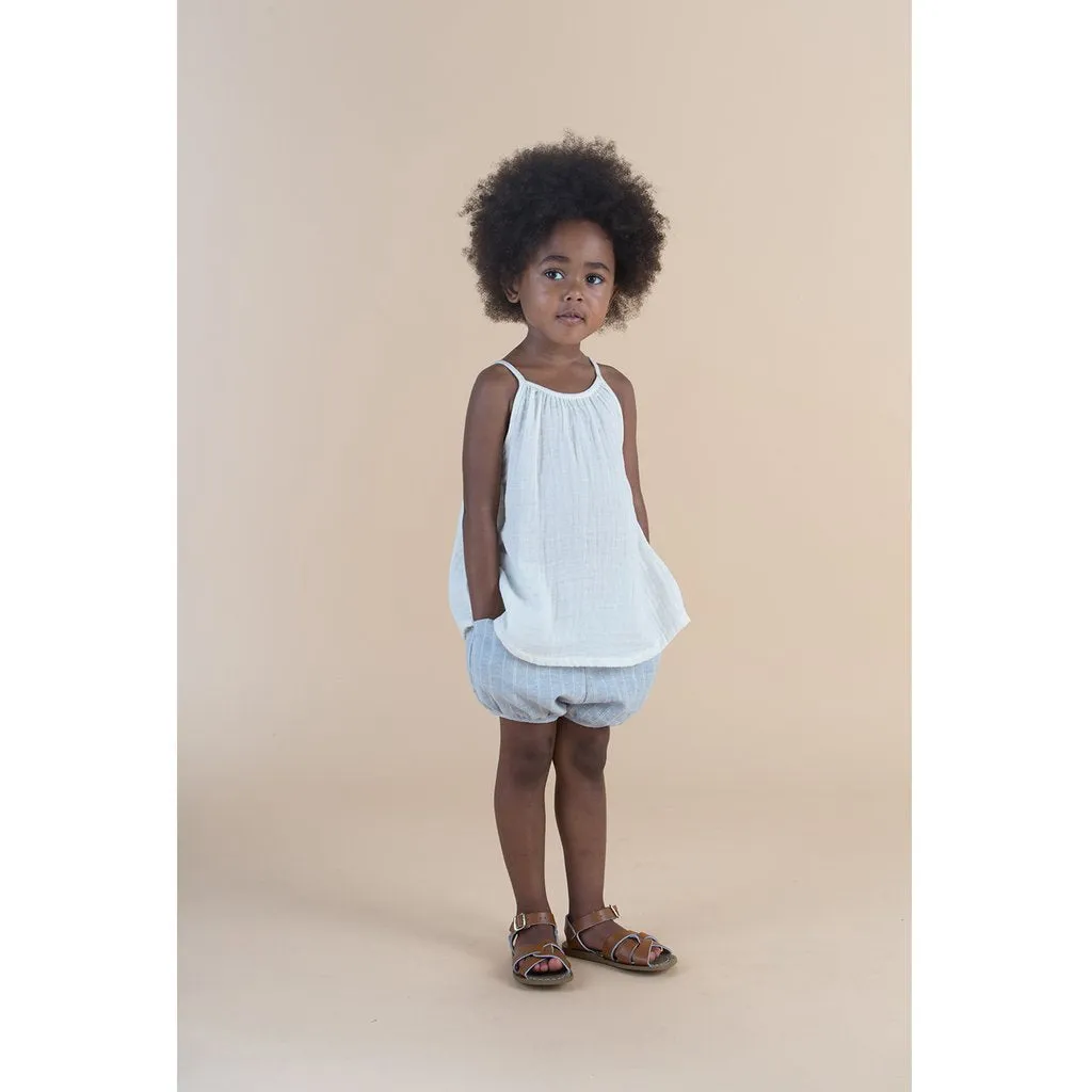 Organic Gauze Top - Eucalyptus