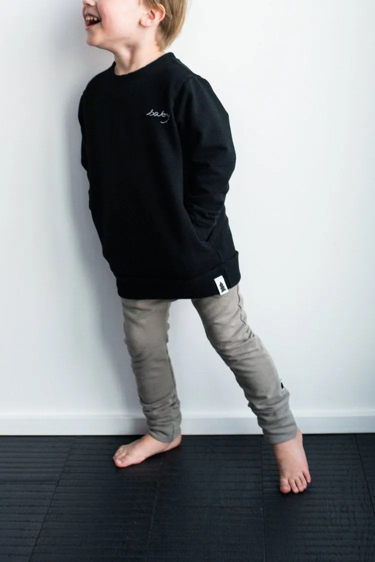 ORIGINAL BABY SWEATER black