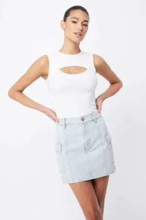 Overpass Mini Skirt - Denim
