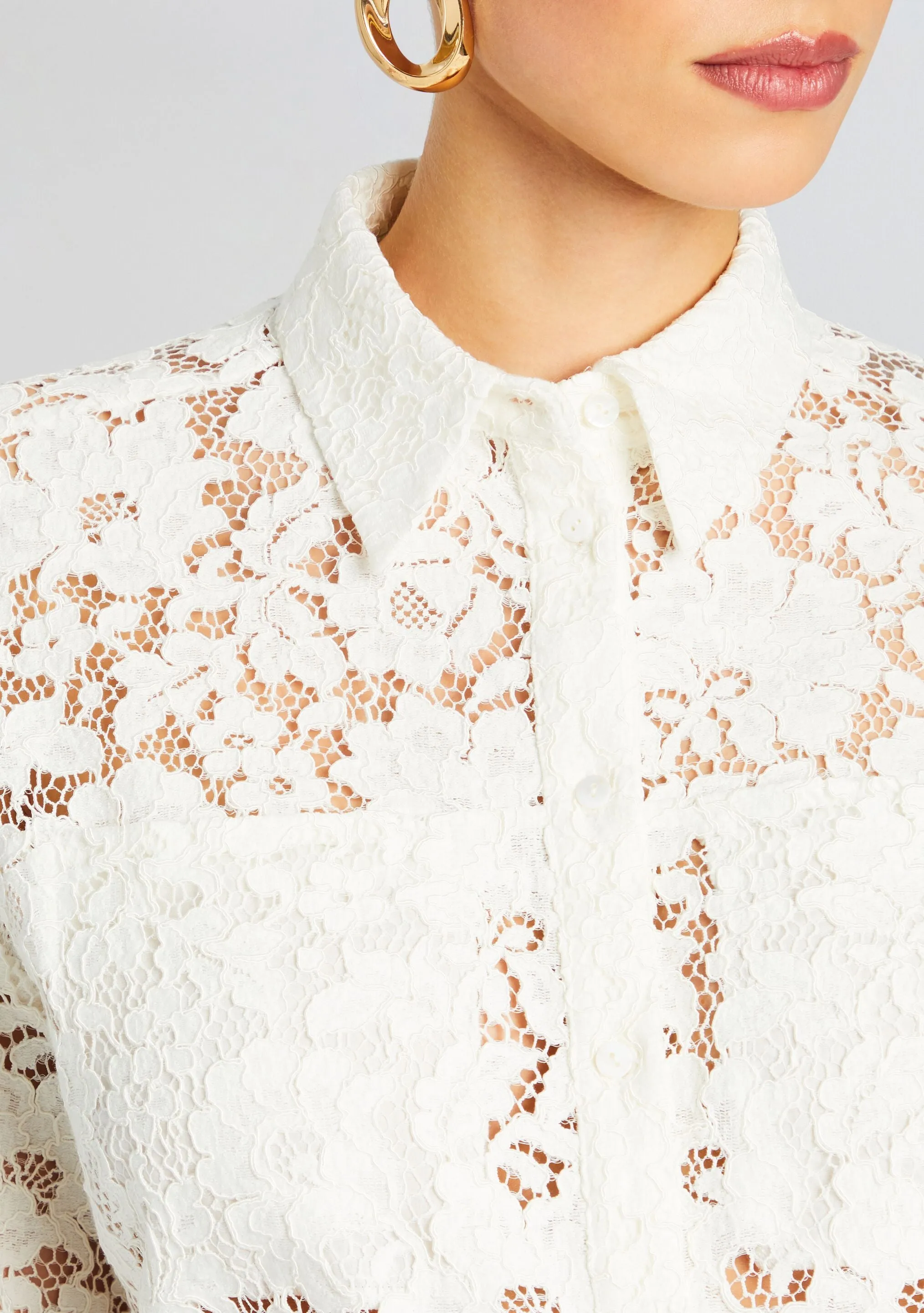 Oversized Lace Shirt