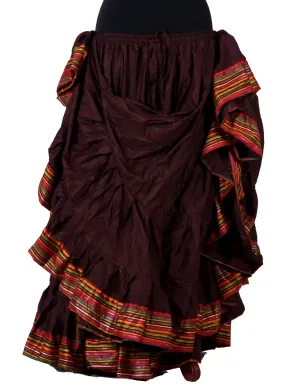 Padma Ashwarya skirt brown WLS