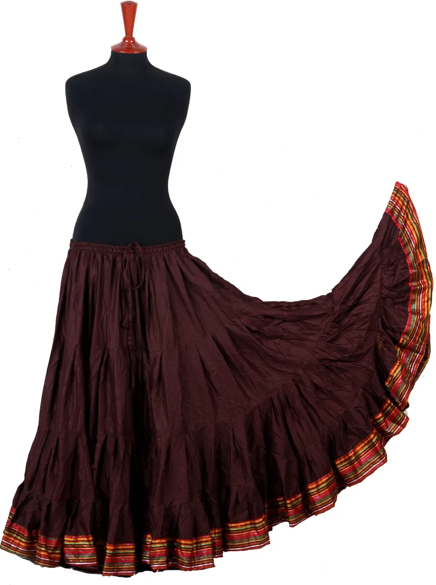 Padma Ashwarya skirt brown WLS