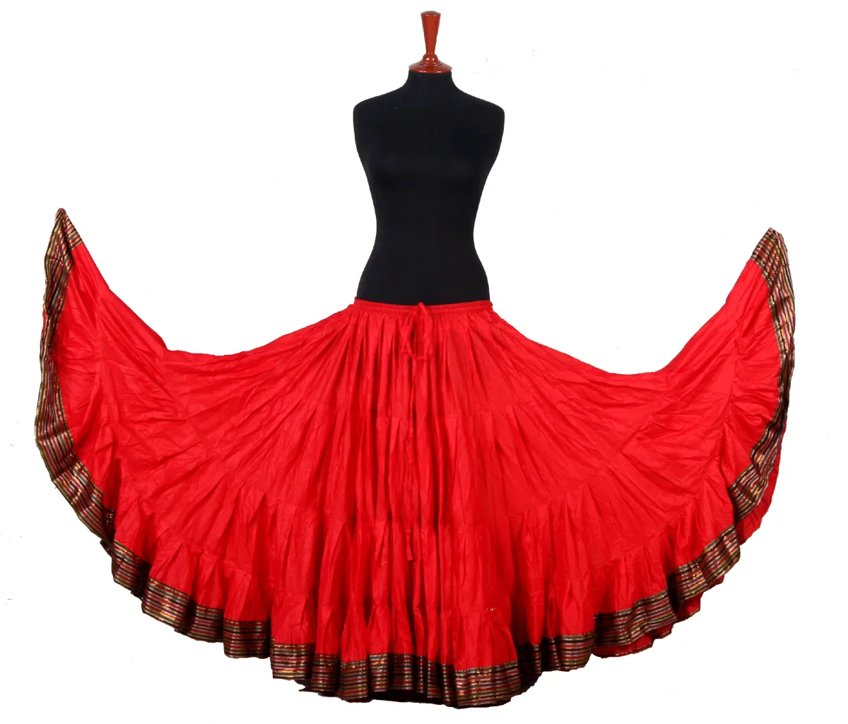 Padma Ashwarya skirt red WLS