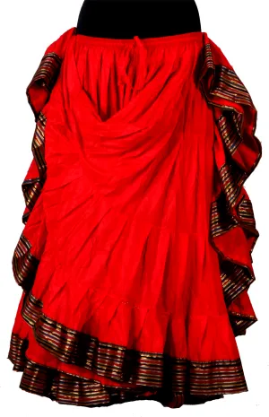Padma Ashwarya skirt red WLS