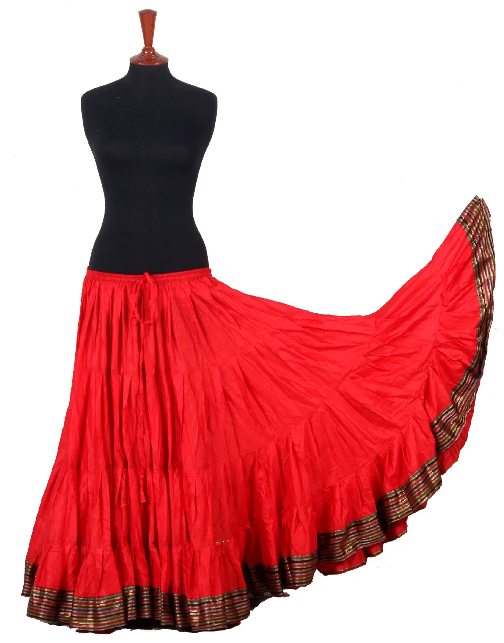 Padma Ashwarya skirt red WLS