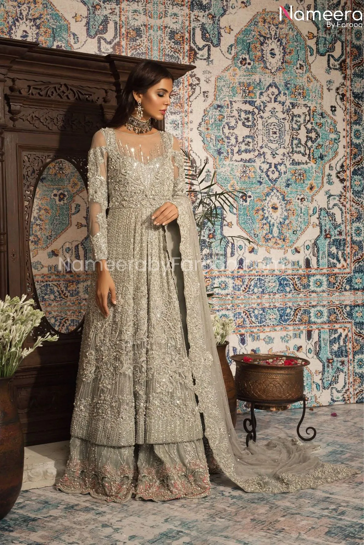 Pakistani Wedding Lehenga Dress for Bride Online #BB241