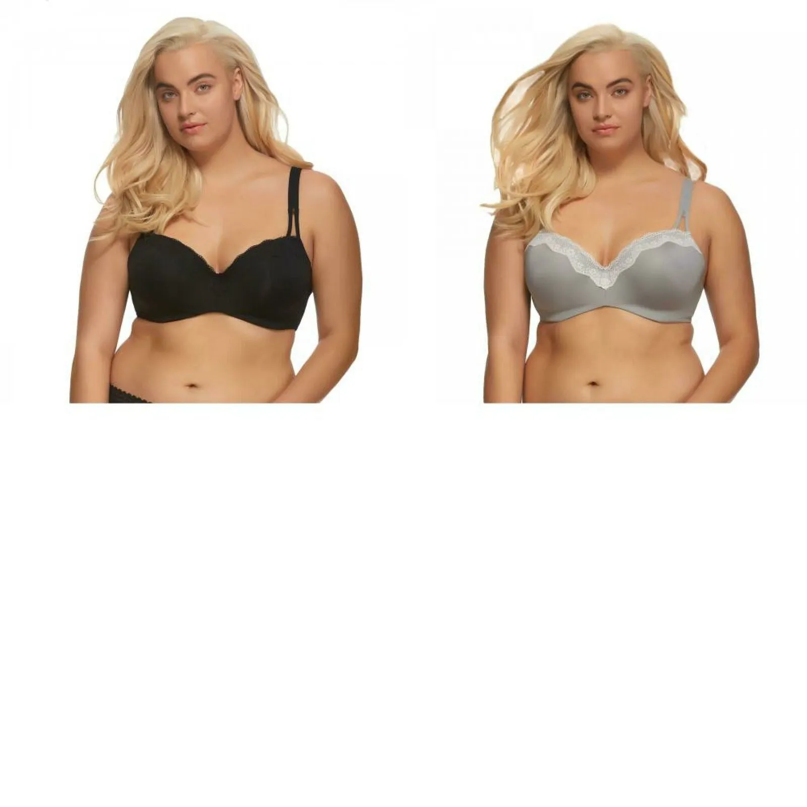 Paramour Women's Brilliance Lace Trim Seamless Bra