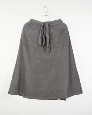 Pari Skirt Cotton Twill Stone
