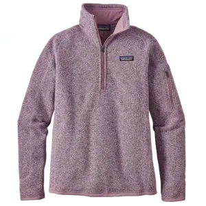 Patagonia Better Sweater Fleece Jacket Women’s Large Style 25617 1/4 Zip Mauve