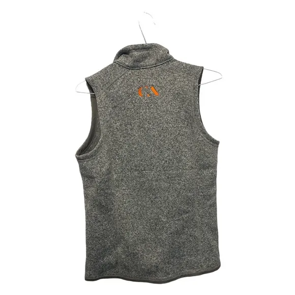 Patagonia Women’s Better‎ Sweater Grey Vest Fleece Full Zip Company Logo Size L