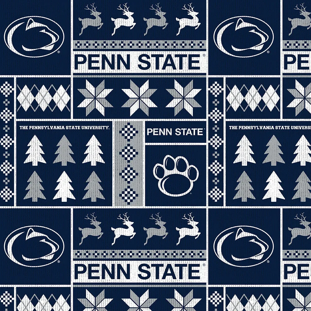 PENN STATE UNIVERSITY-Holiday Sweater Fleece-100% Polyester-PS1182