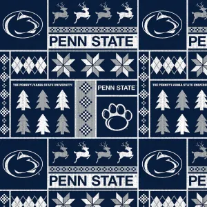 PENN STATE UNIVERSITY-Holiday Sweater Fleece-100% Polyester-PS1182