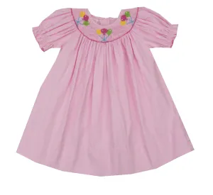 Petit Bebe Corduroy Smocked Birthday Dress
