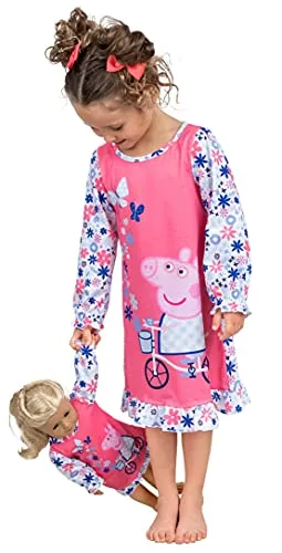 Pig on Unicorn 'Magical Rainbow' Nightgown
