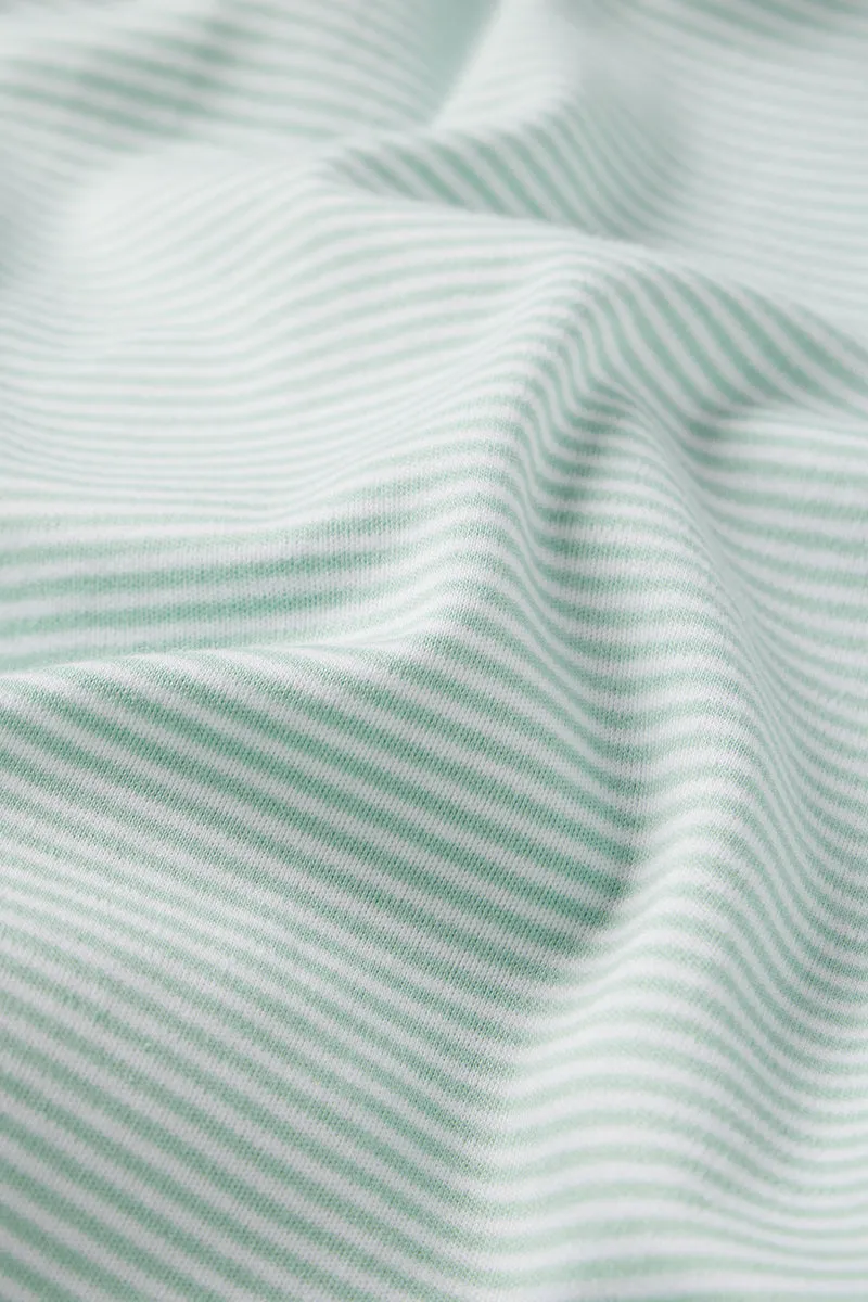 Pima Long Sleeve Nightgown in Parisian Green