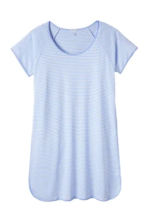 Pima Nightgown in Hydrangea