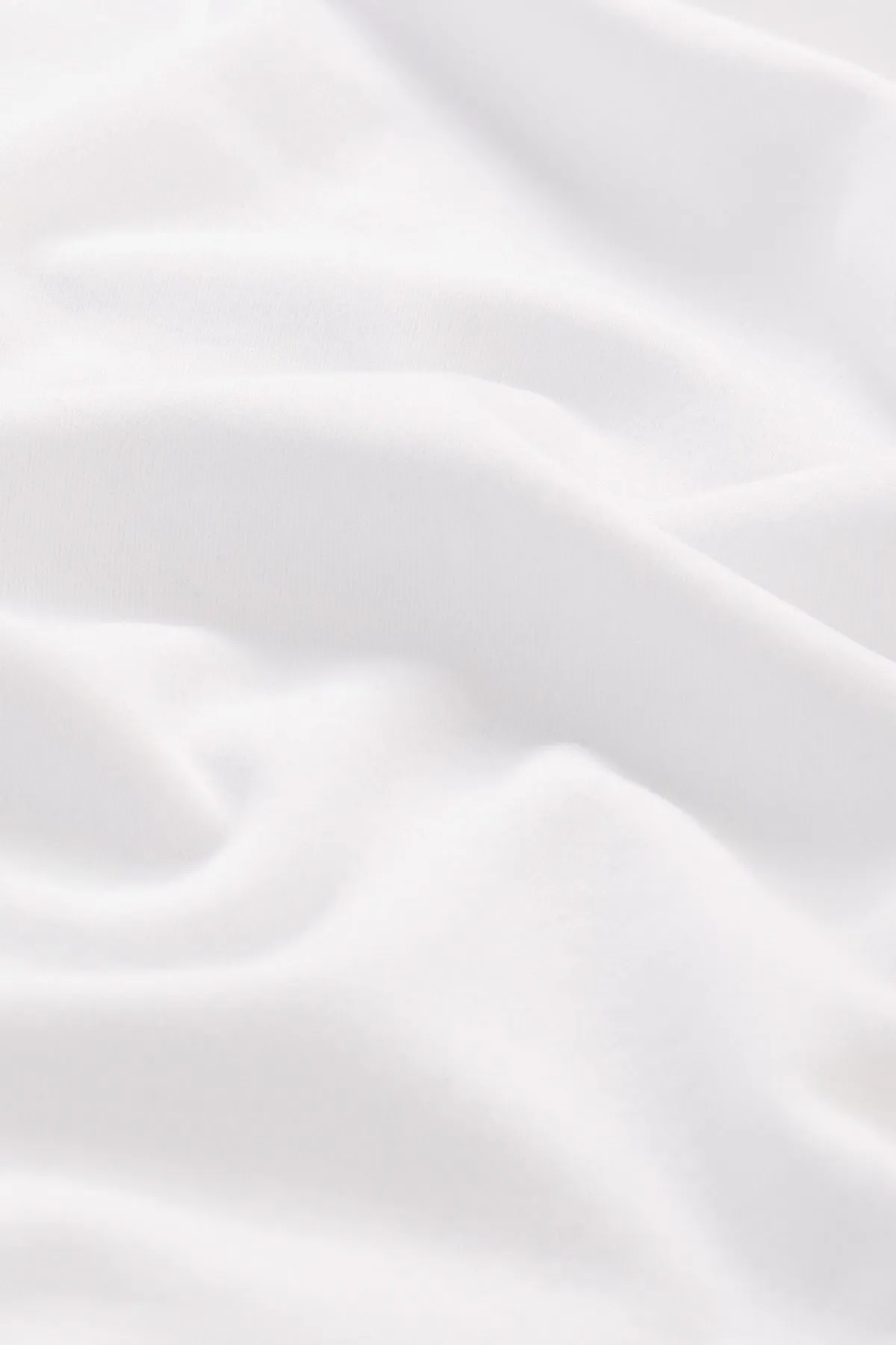 Pima Scallop Tank Gown in White