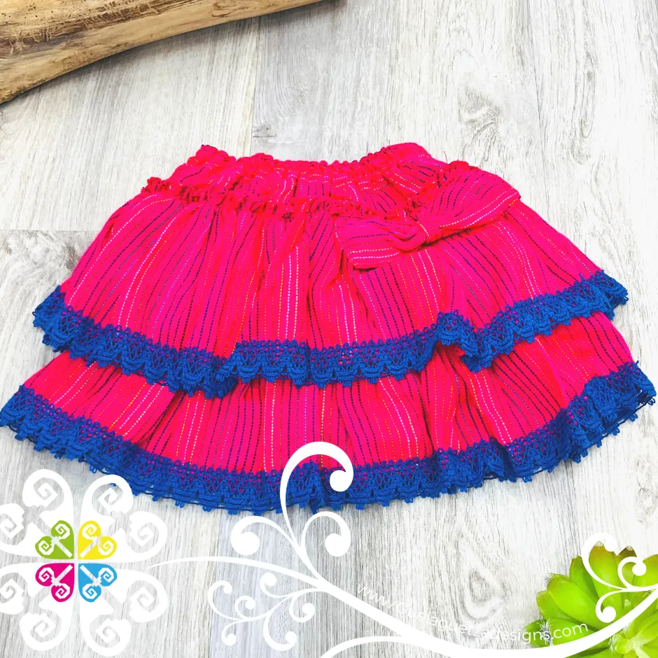 Pink Rallitas Primavera Girl Set - Mexican Children Outfit