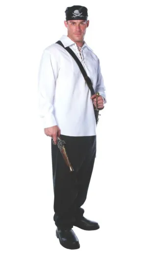 Pirate Shirt Adult Xxlarge  Costume