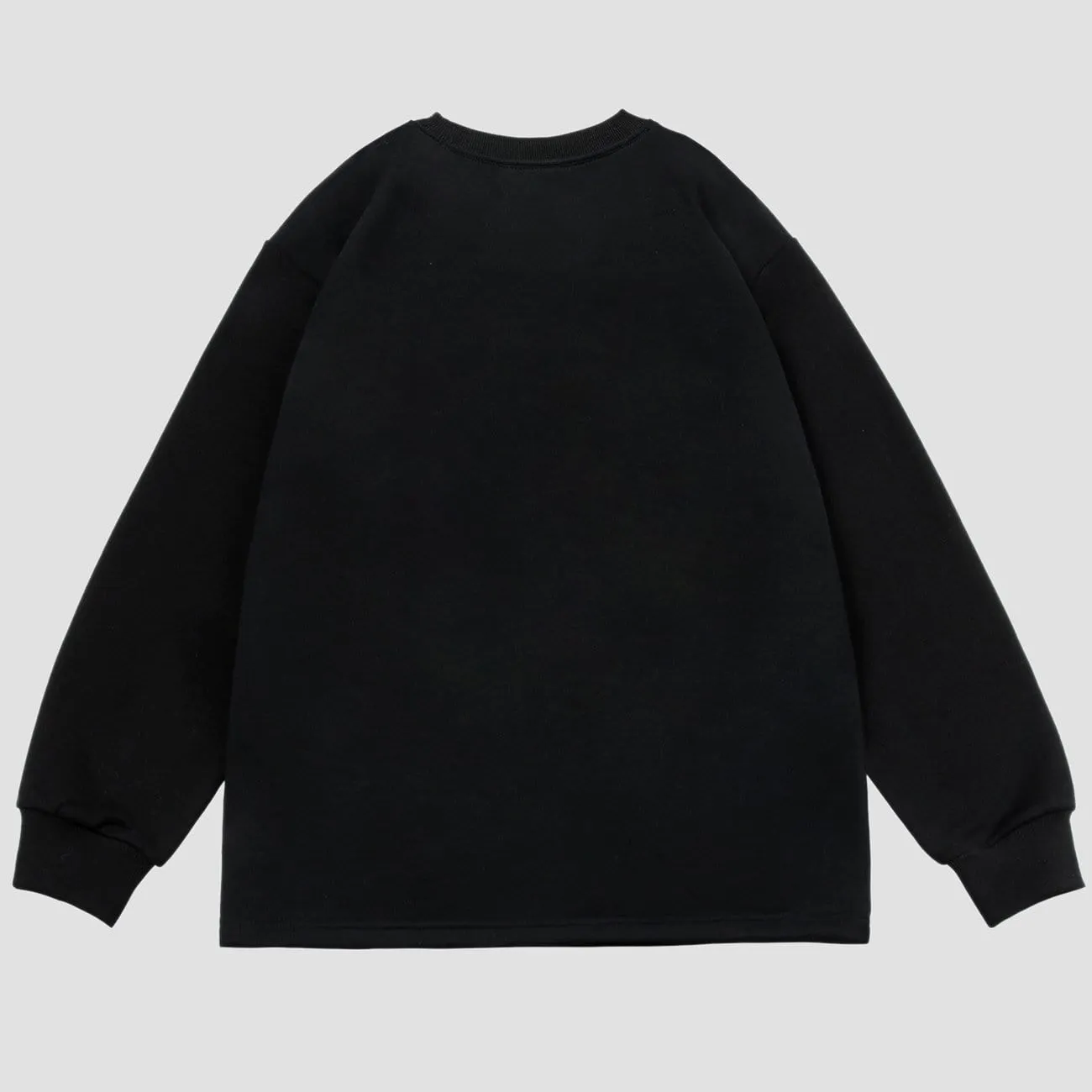 Polar Fleece Shadow Print Sweatshirt