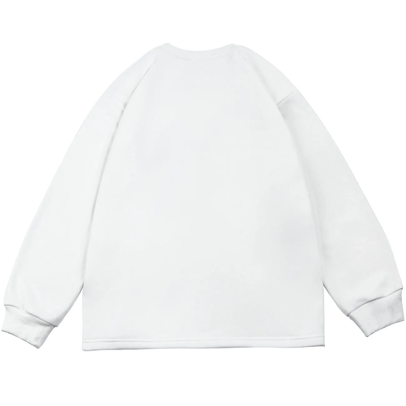Polar Fleece Shadow Print Sweatshirt