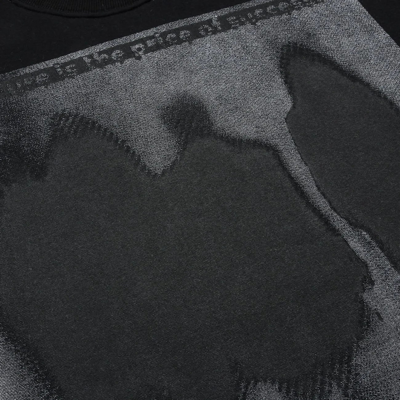 Polar Fleece Shadow Print Sweatshirt