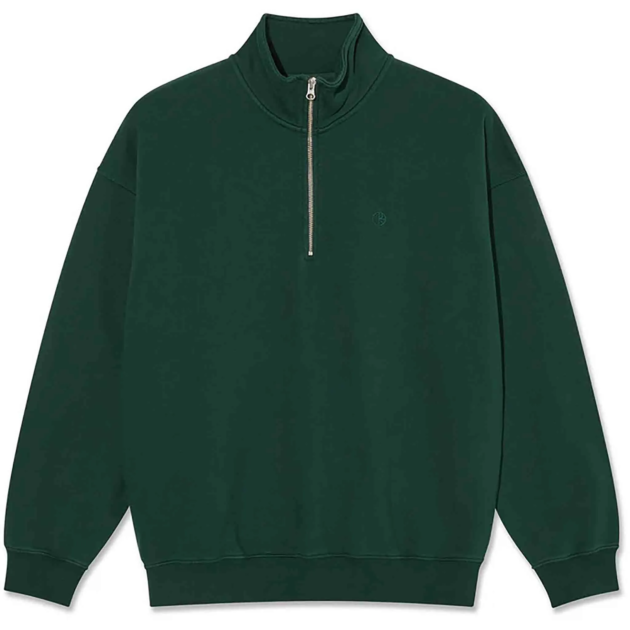 Polar Frankie Half Zip Sweater Dark Emerald
