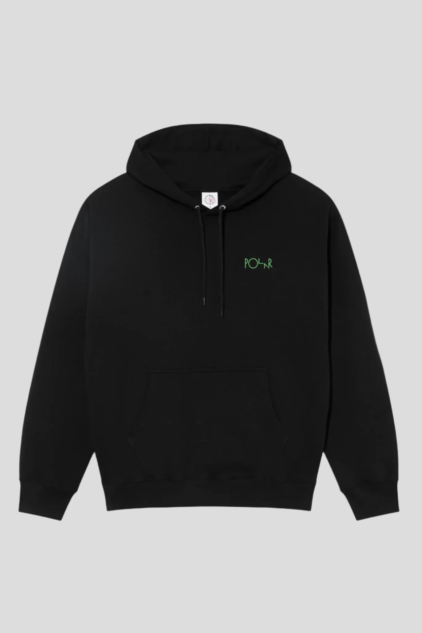 POLAR SKATE CO. DAVE HOODIE FILL LOGO OURSELVES COLLAGE- BLACK